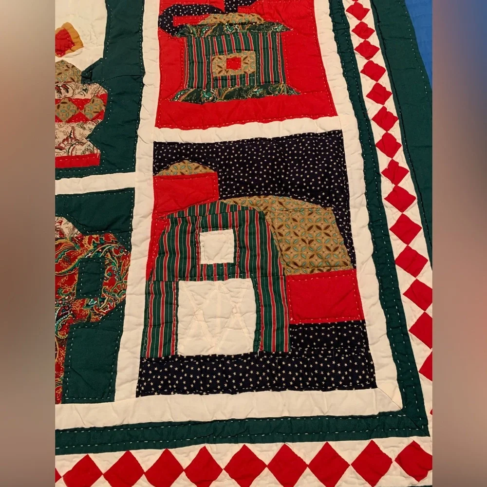 🎄Quilted Christmas/Holiday Farmhouse/ Country Wall Hanging